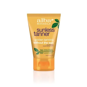 Alba Botanica Sunless Tanner Lotion, 4 Oz