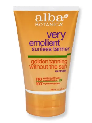 Alba Botanica Very Emollient Sunless Golden Tanning 4 oz