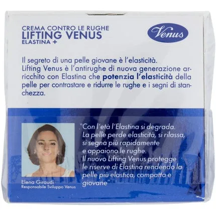 Anti-wrinkle lifting cream with elastin 50ml, Venus