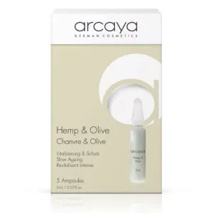 Arcaya Professional Skincare OMEGA 3-6-9 Skin Protecting Ampoule Serum for Slow Aging, Smoothing, and Protecting Skin - 5 ampoules of 2ml | .07 fl oz