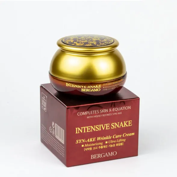 Bergamo Intensive Snake Syn-ake Wrinkle Care cream 50g skin elasticity