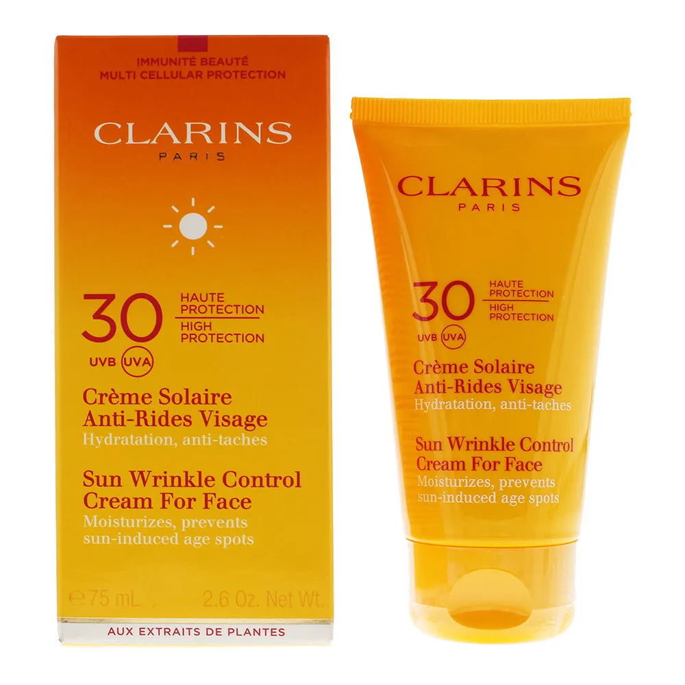 Clarins Sun Wrinkle Control UVB-UVA 30 Cream For Face 75ml