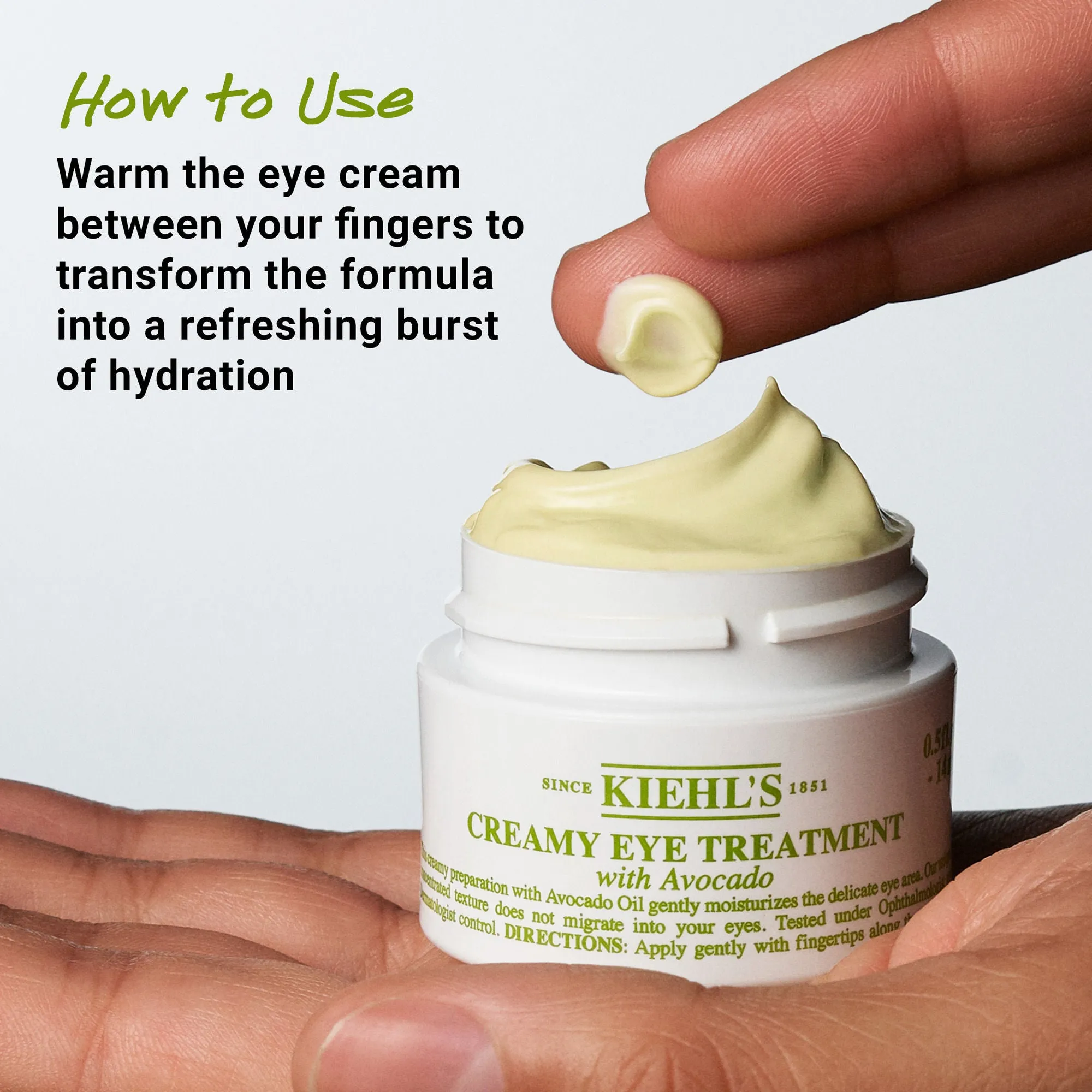 Creamy Eye Treatment With Avocado