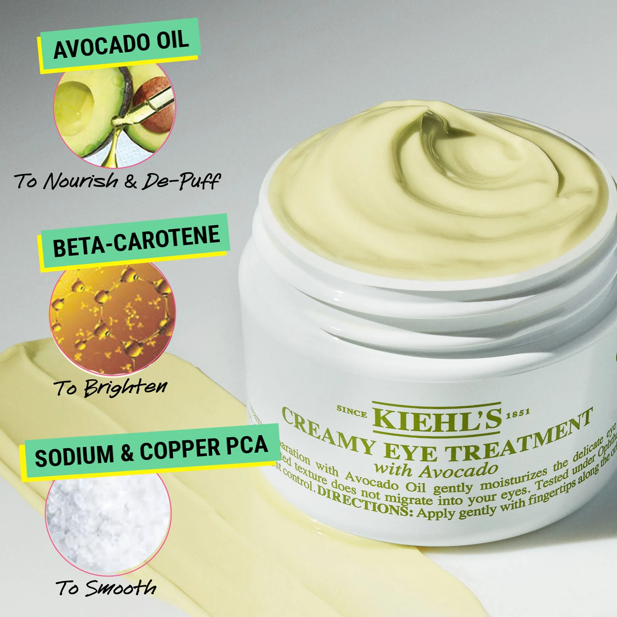 Creamy Eye Treatment With Avocado