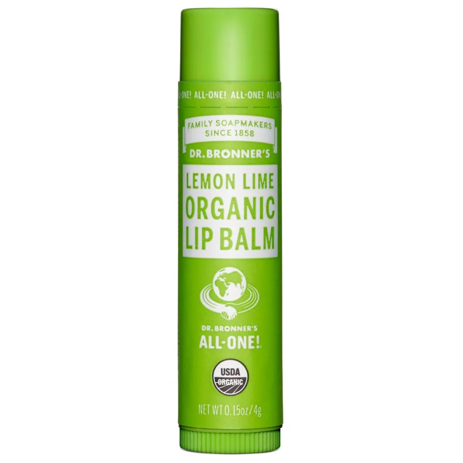 Dr. Bronner's - Organic Lemon Lime Lip Balm, 4g