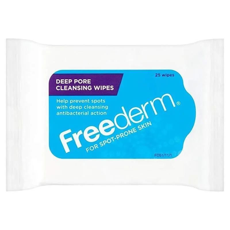 Freederm Deep Pore Wipes x 25