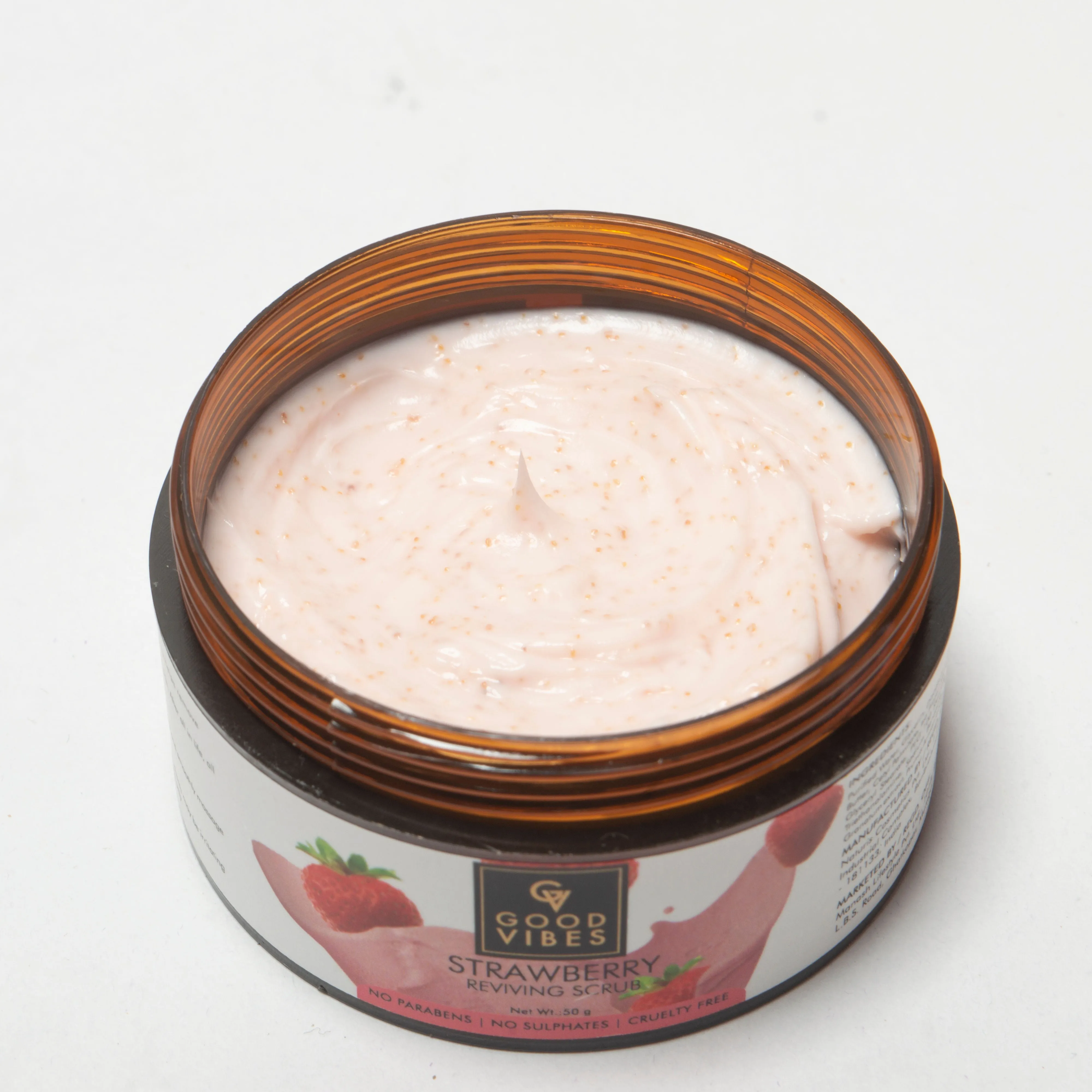 Good Vibes Reviving Face Scrub - Strawberry (50 gm)