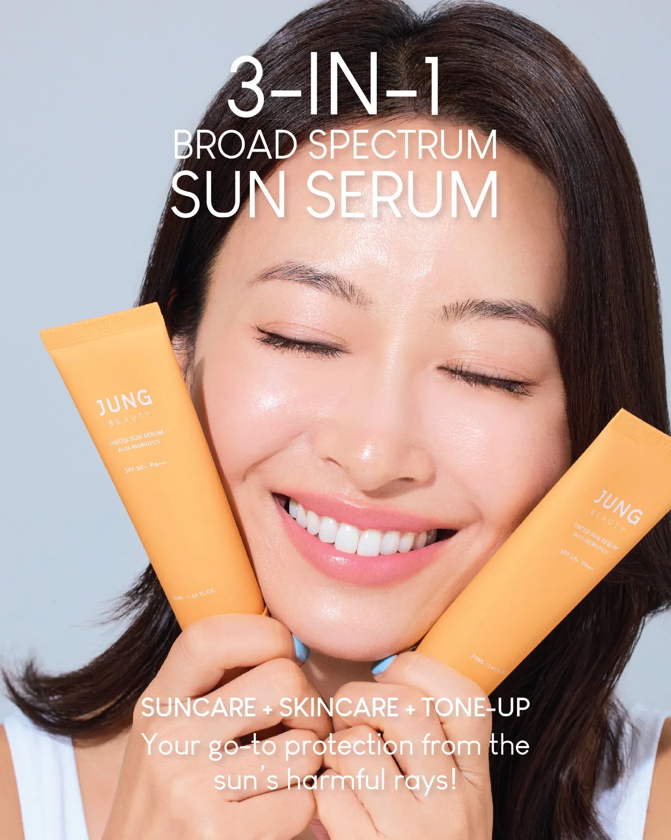 Jung Beauty Tinted Sun Serum with Probiotics