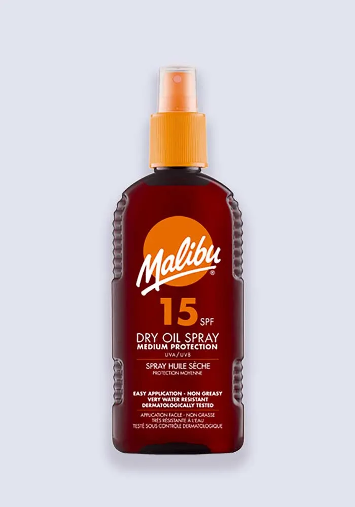 Malibu Dry Oil Spray SPF 15 200ml