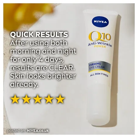 Nivea Q10 Power Anti-wrinkle & Firming Eye Cream 15ml