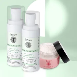 Poreless Skin Combo-Poreless Pore Minimizing Face Pack 2 Pore Minimizer Toning Mist