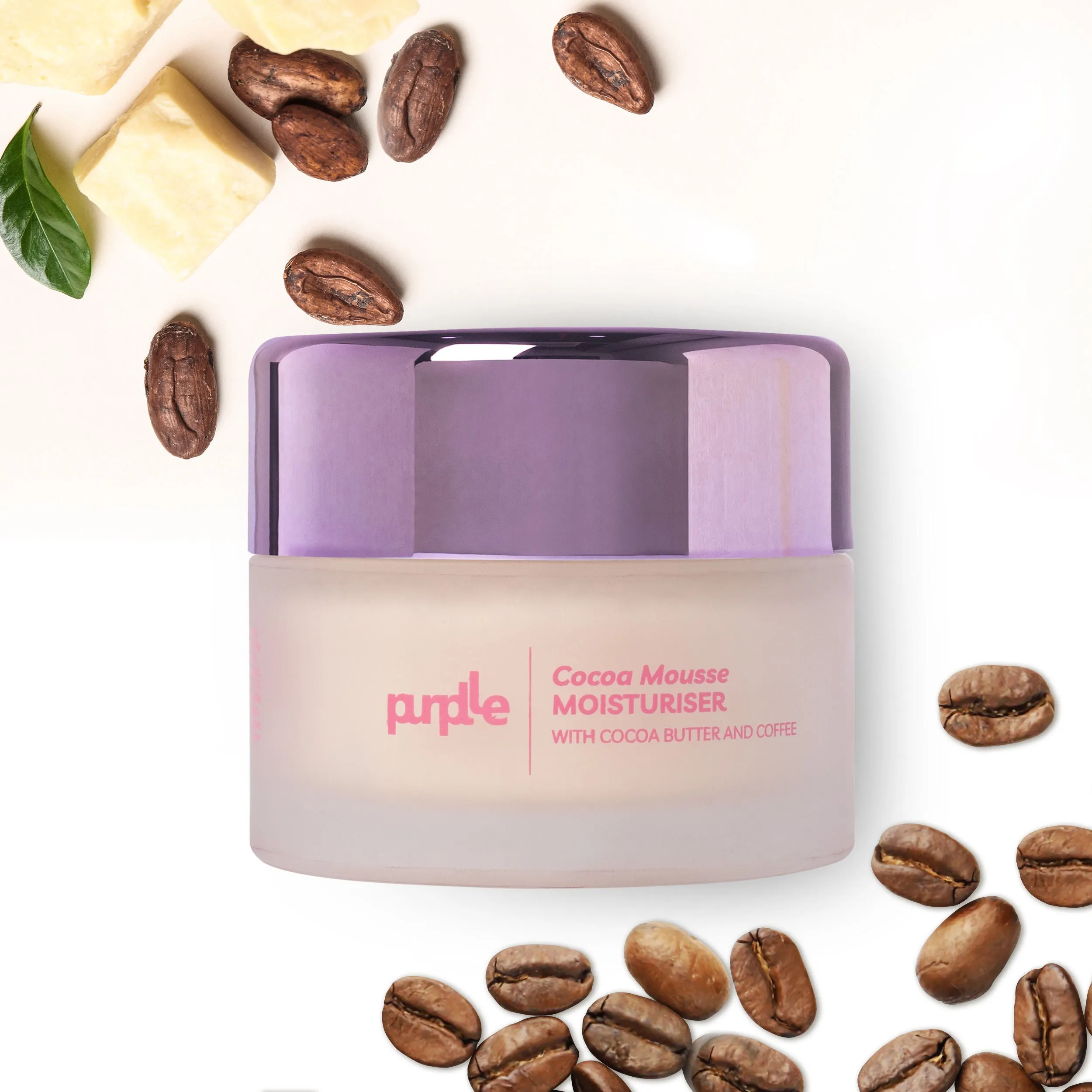 Purplle Cocoa Mousse Moisturiser with Cocoa Butter and Coffee (50 gm)