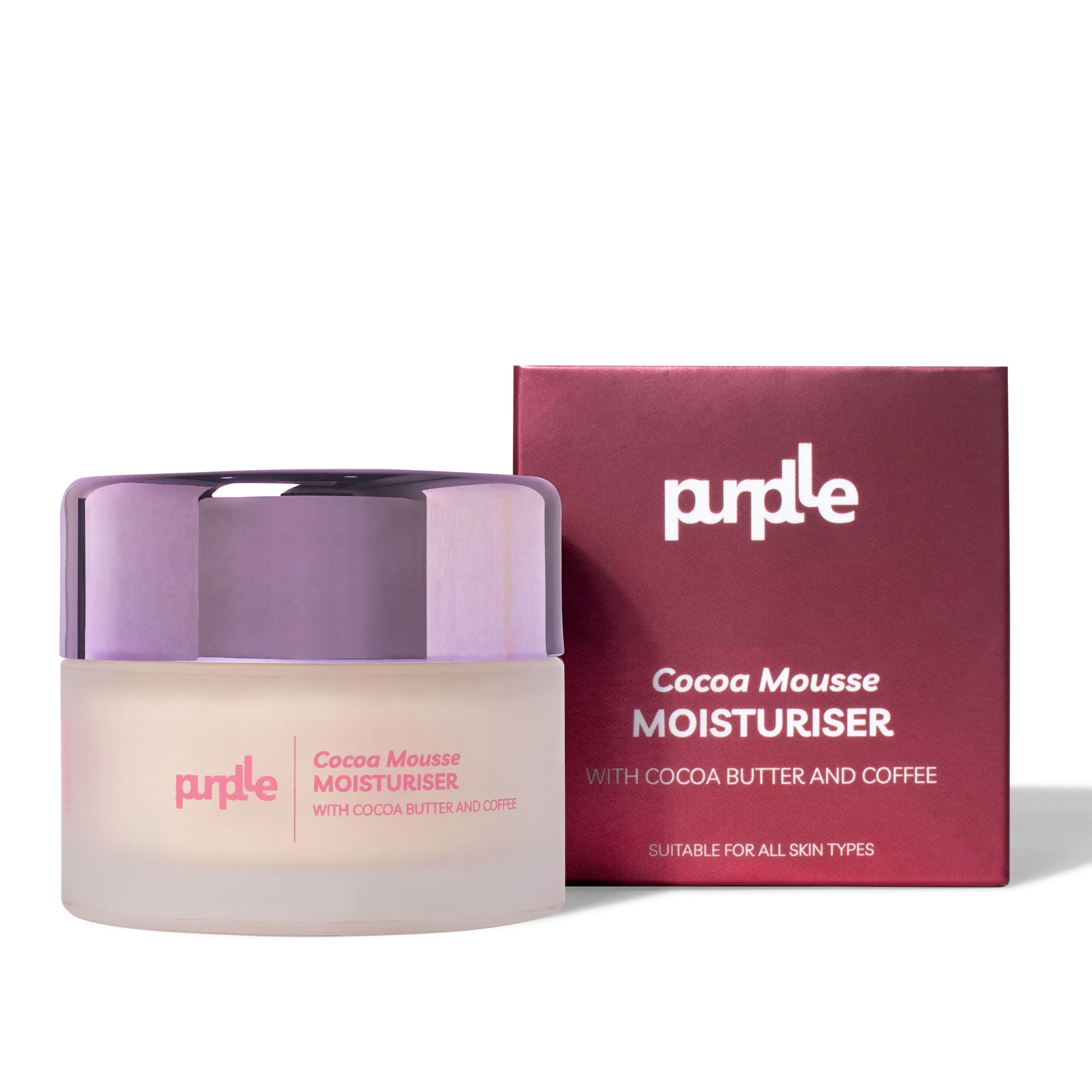 Purplle Cocoa Mousse Moisturiser with Cocoa Butter and Coffee (50 gm)