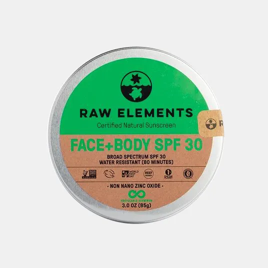 Raw Elements - Face & Body Sunscreen - SPF 30