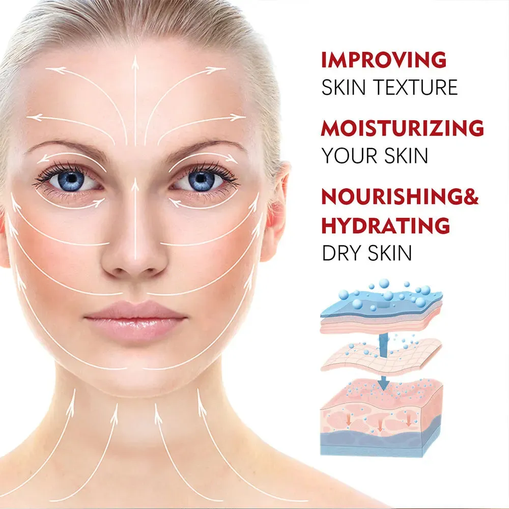 Retinol Collagen Younger Face Cream Moisturizing Smooth Wrinkle Collagen Hyaluronic Acid Creams Skin Care Cosmetic 50ML