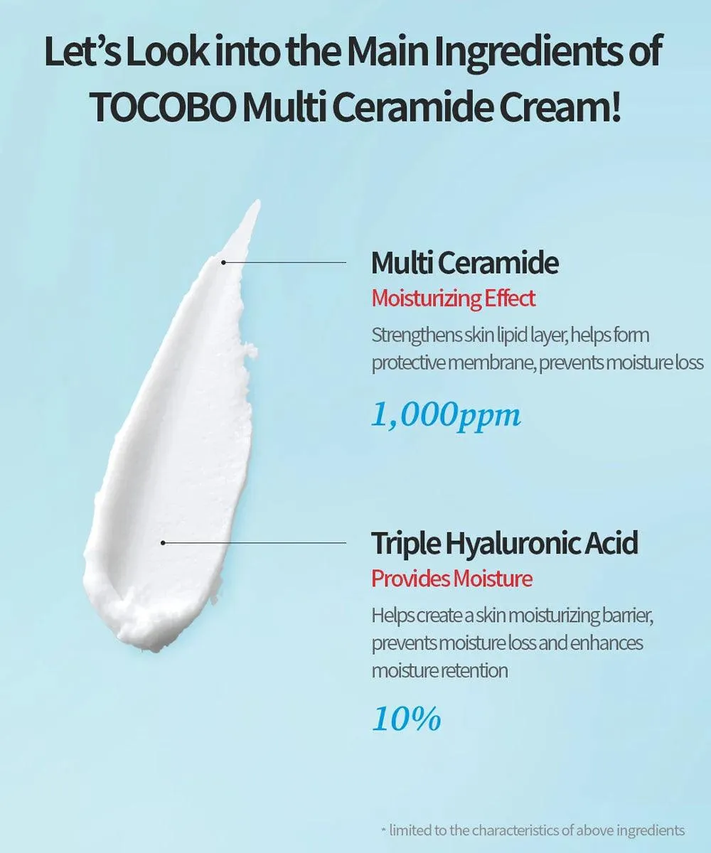 TOCOBO -  Multi Ceramide Cream - 50Ml