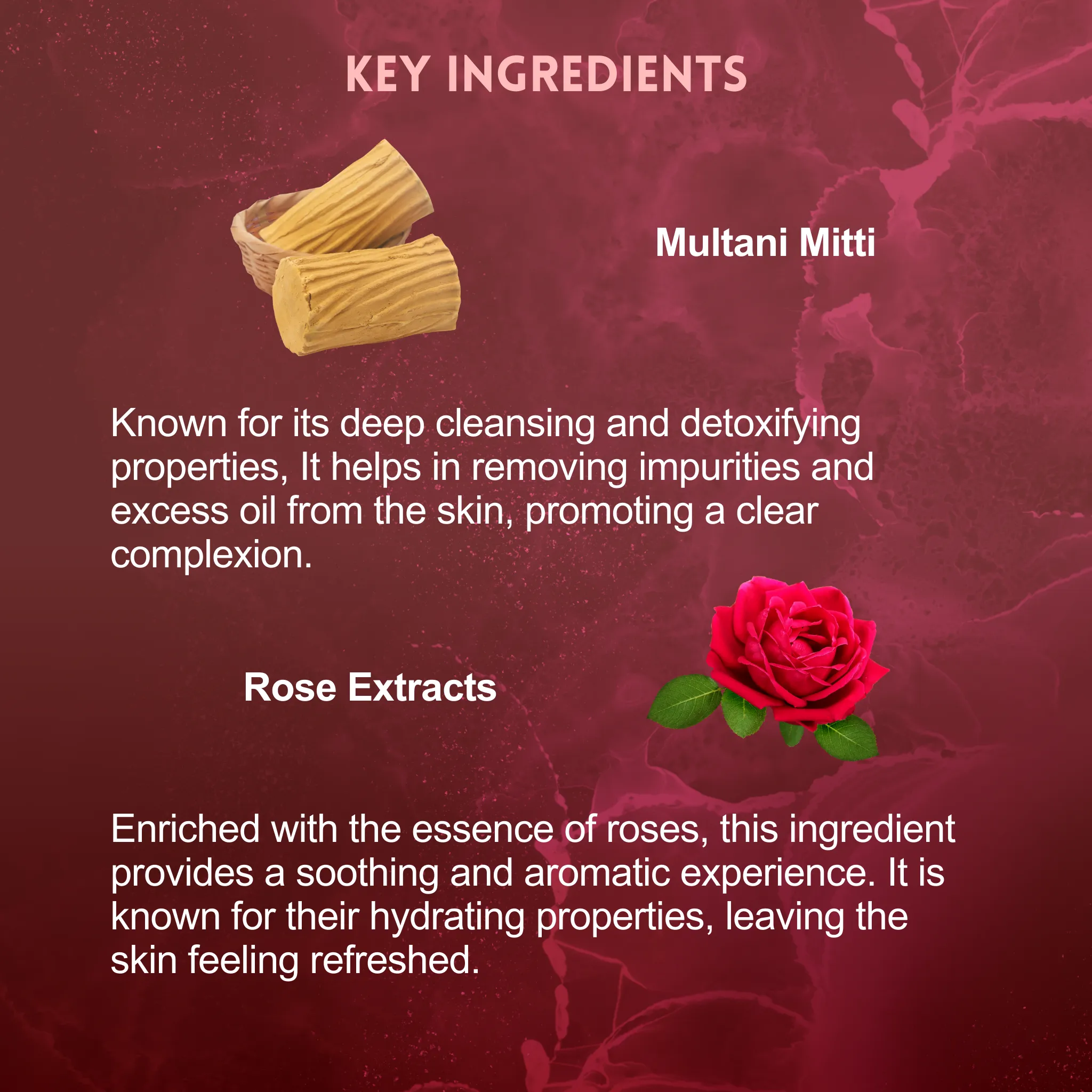 Vagad's Khadi Multani Rose Soap (Pack of 3)